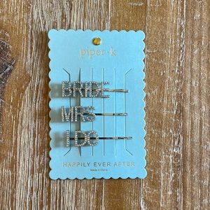 NWT piper • k Happily Ever After Bridal Hair Pins